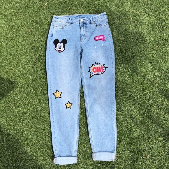 hm mickey jeans